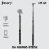 Jmary MT-65 Carbon Fiber Invisible Ultra Long Extension Pole Stick for Action Camera 3 Meter - Black